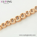 44210 xuping jewelry fashion luxurious 18k gold plated chain necklace